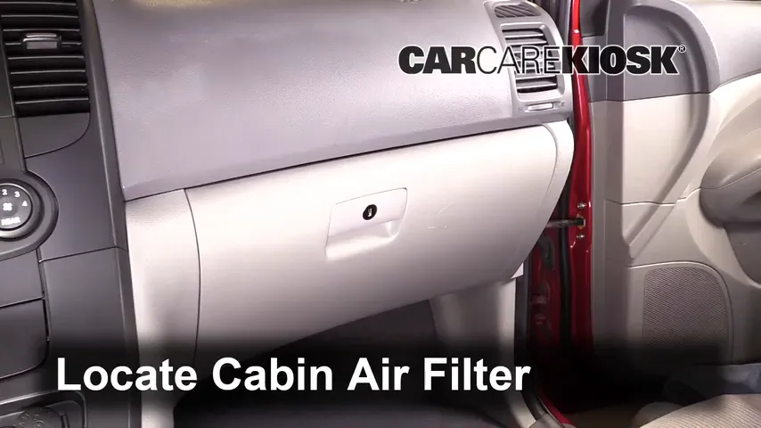 2009 Kia Sedona LX 3.8L V6 Air Filter (Cabin)